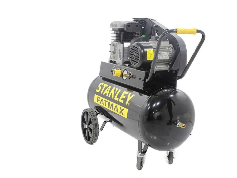 Stanley Fatmax B 350/10/100 T - Compresseur d'air électrique triphasé à courroie - Moteur 3 CV - 100 L
