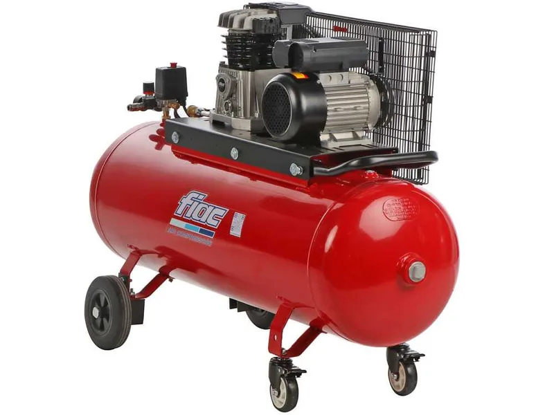 Fiac AB 150/348 - Compresseur d'air électrique monophasé à courroie - Moteur 3 CV - 150 L