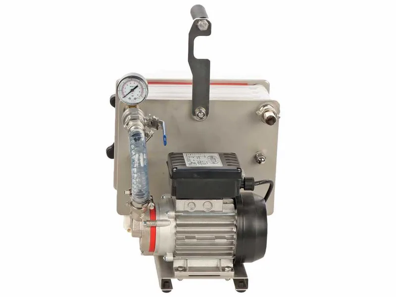 Enotecnica Pillan FC8 - Filtre à vin professionnel pour 8 cartons 20x20 cm - Châssis INOX et pompe NOVAX