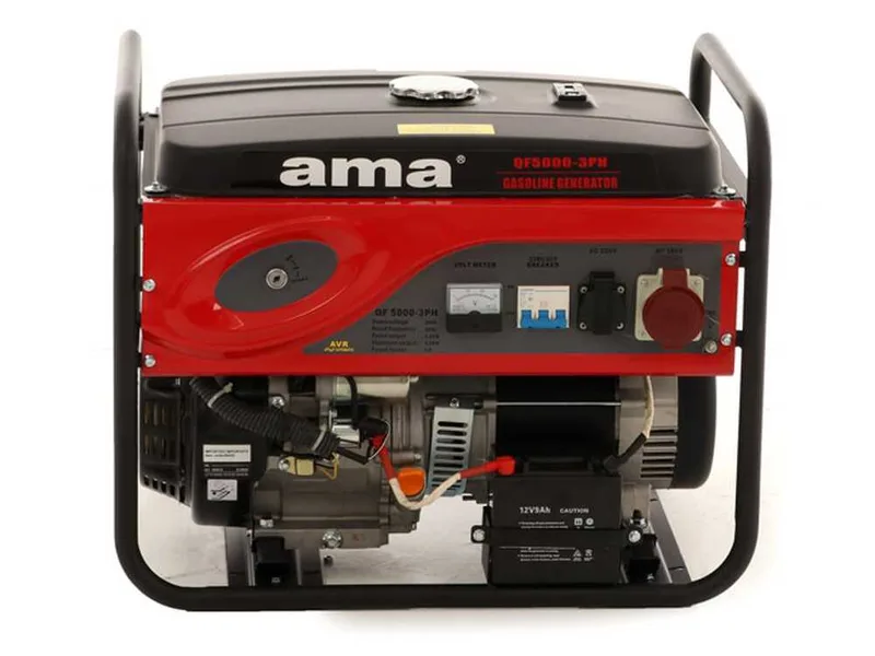 AMA QF5000 3PH - Groupe électrogène 5.5 kW triphasé à essence