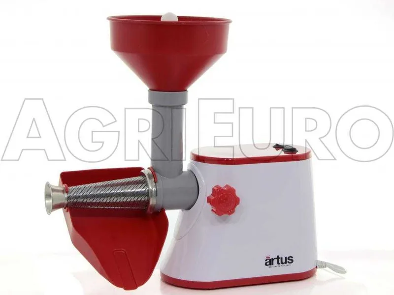 Artus K15 - Presse-tomates - Hachoir à viande - Râpe - Coupe-légumes - 250W