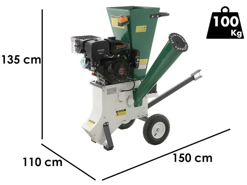 GreenBay GB-WDC 90 LE - Broyeur thermique - Moteur à essence Loncin 15 CV