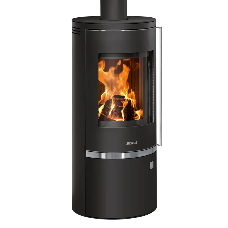 Justus Faro Top 2.0 Poêle à bois Acier Noir