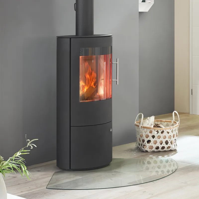 Poêle à bois Königshütte Draco M porte en acier