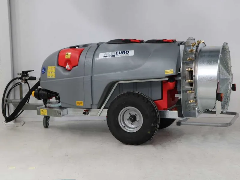 Gray T Car 1000/80 - Capacité1000L - Atomiseur traîné avec raccord pour tracteur pour pulvérisation - Pompe AR1064