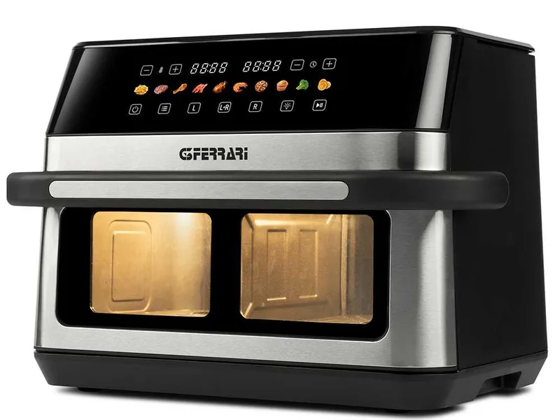 G3 Ferrari Friggisano 6+6 - Friteuse à air chaud 12 L avec double bac