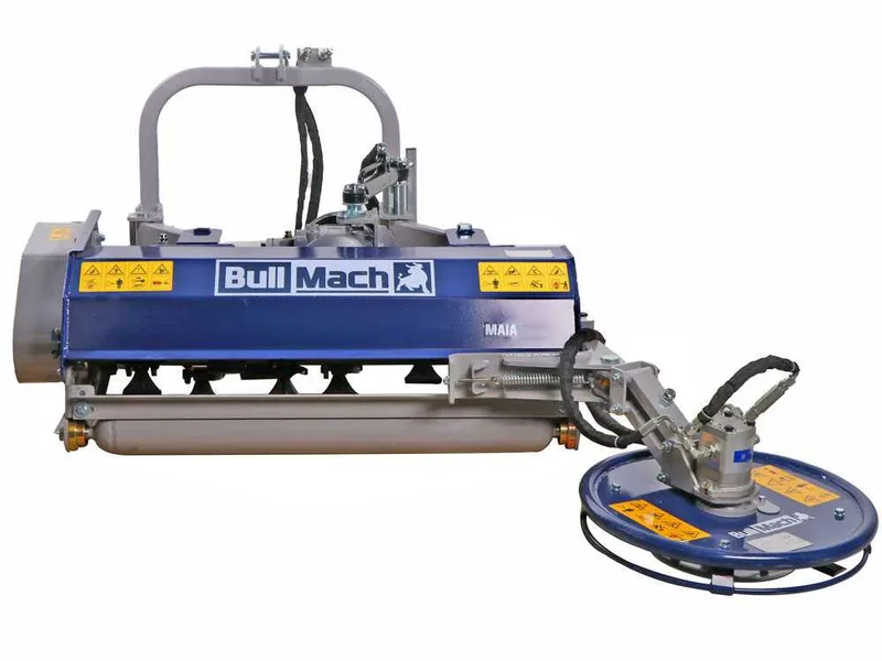 BullMach Maia 115 SH - Broyeur pour tracteur avec disque interfilaire - Série médium - Déport hydraulique
