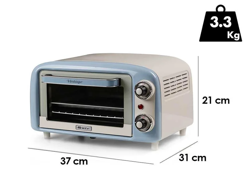 Ariete Vintage Céleste - Four électrique statique - 10 L 800 W
