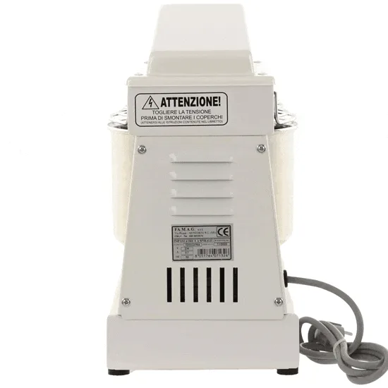 Famag Grilletta IM 5/230 10 Velocità HH - Pétrin à spirale 5 kg à haut niveau d'hydratation
