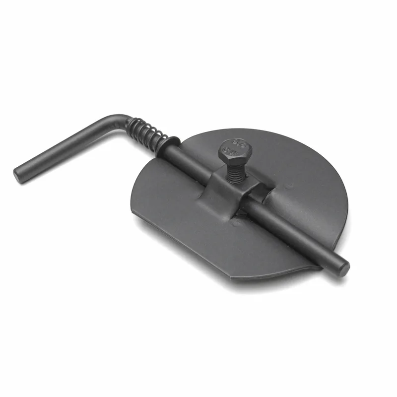 Raik Basic modérateur de tirage 150mm gris fonte pour tuyau de fumée / conduit de fumée