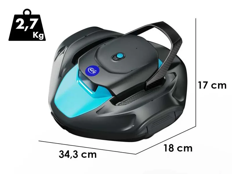 Gre Moovo 90 - Robot nettoyeur de piscine à batterie