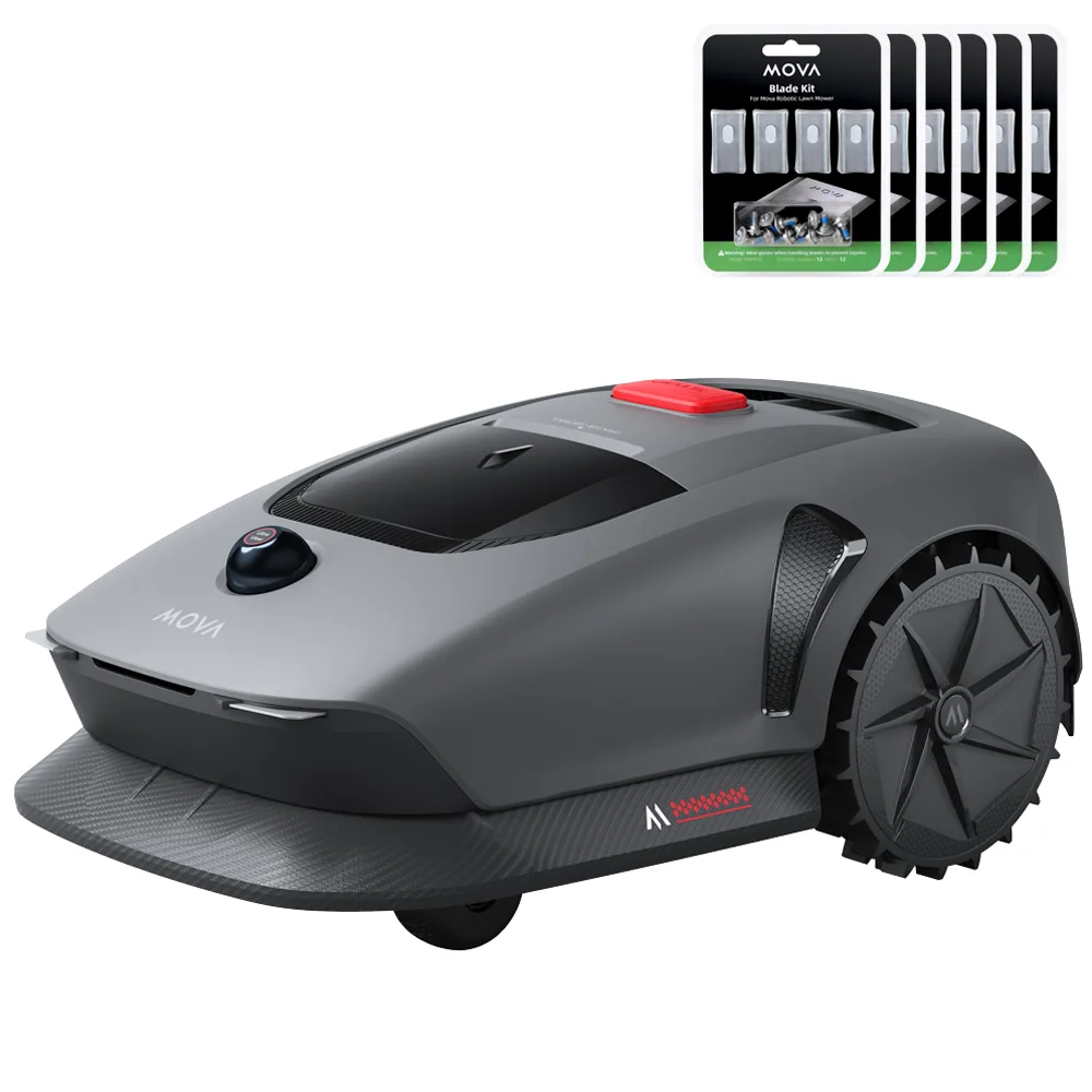 MOVA 600 KIT - Robot tondeuse - Sans installation - Avec Kit de 81 lames de rechange