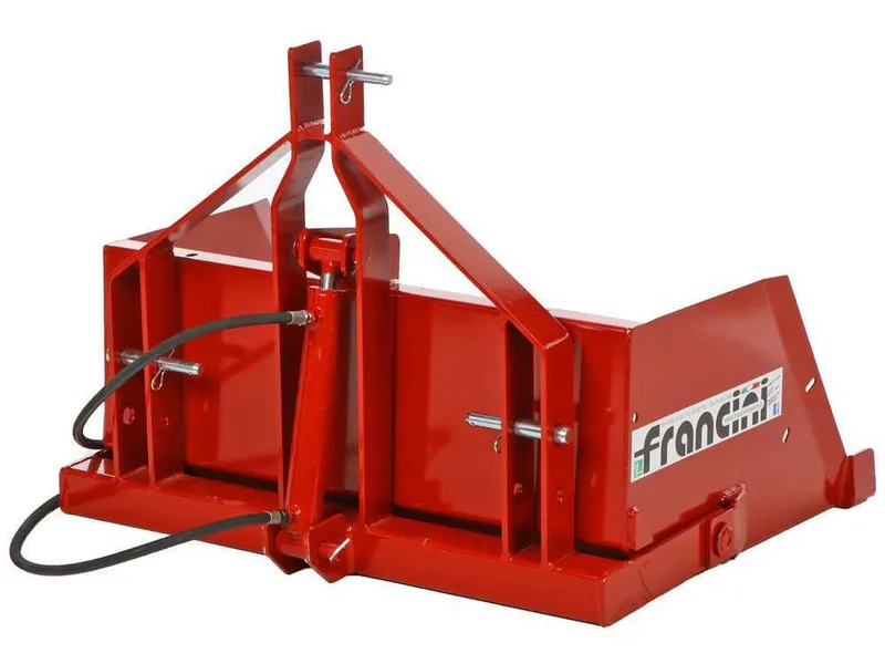 Francini PR 100 - Godet arrière hydraulique pour tracteur - de 100 cm - Capacité 400 Kg