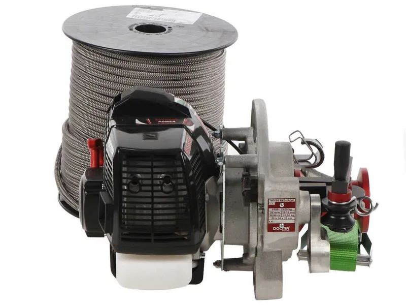 Docma VF105 RED IRON - Treuil forestier moteur Solo HP50E-A - Équipement complet