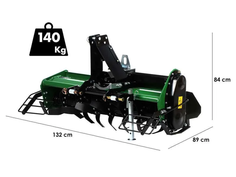 GreenBay TL 115 - Fraise agricole pour tracteur série légère - Attelage fixe