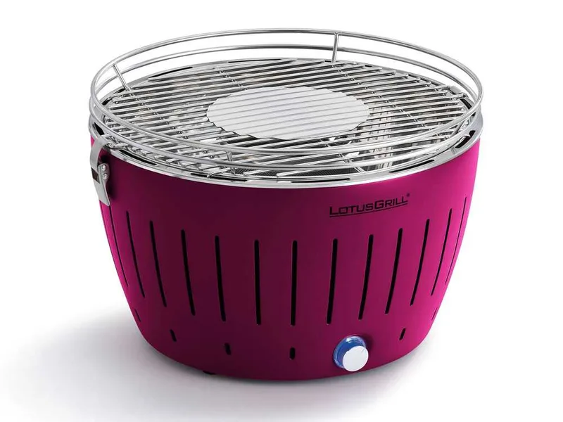 LotusGrill LG G34 U PU - Barbecue portable d'extérieur - Coque violette