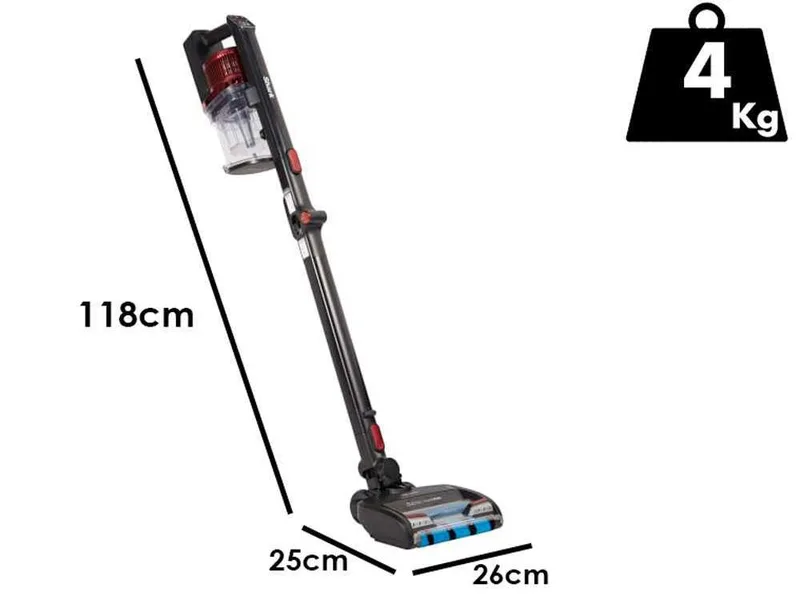 Shark Powerfins IZ300EUT - Aspirateur - Balais électrique - Batterie de 21.6V 1.9Ah - Avec Pet Kit