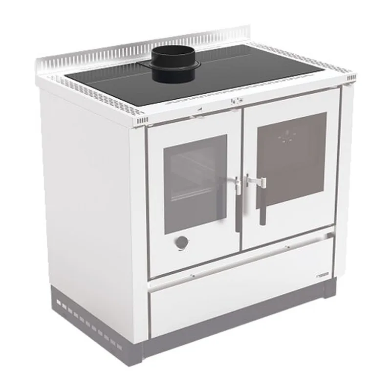 La Nordica VENEZIA.16 - cuisinière à bois en acier inoxydable