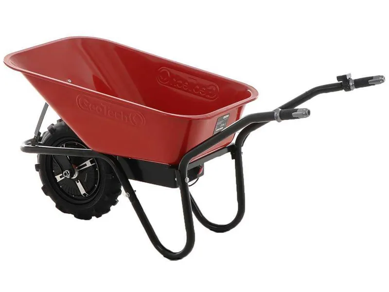 Brouette électrique avec roues traktor GeoTech CAR 150A - Batterie de 24V/12Ah