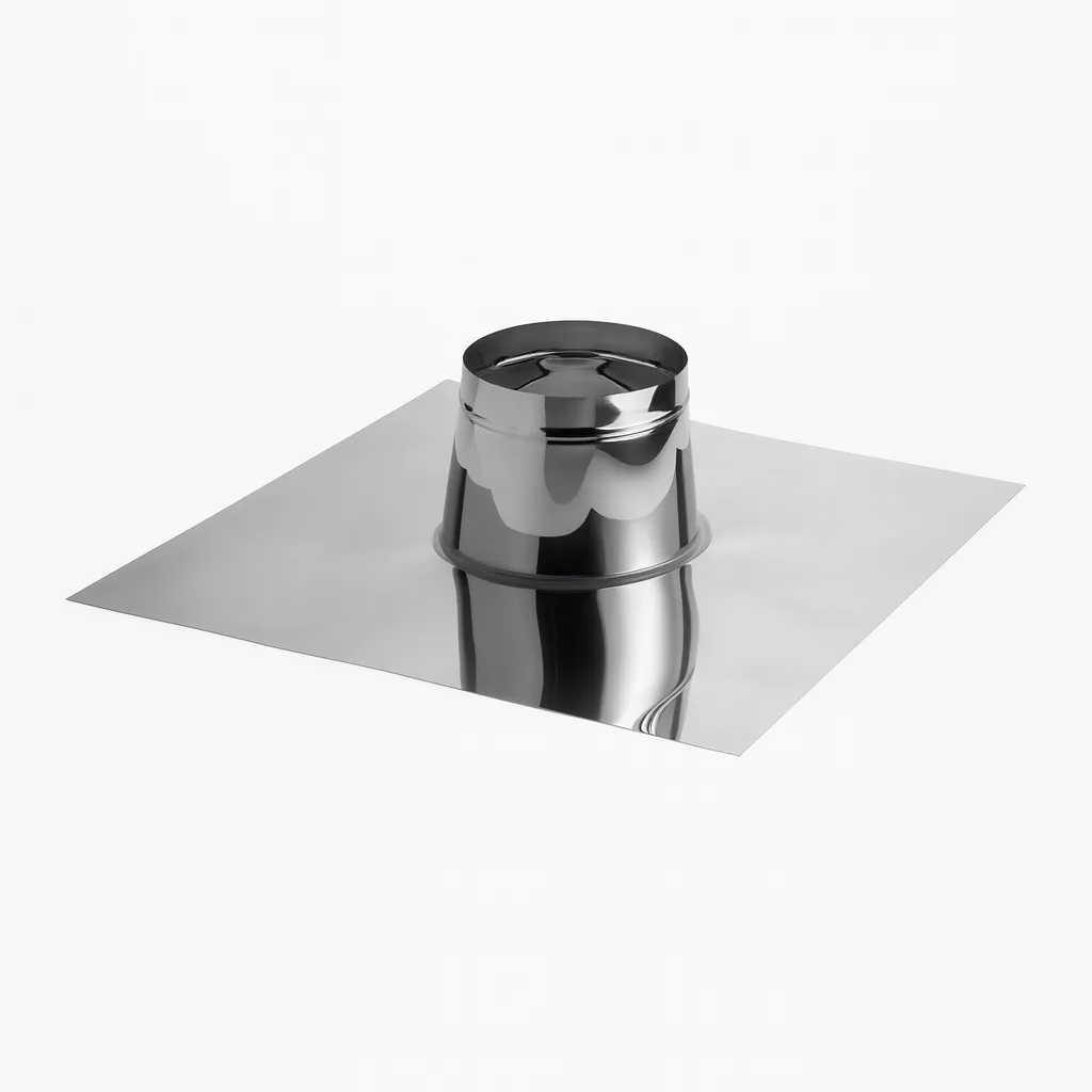 Schiedel traversée de toit 0° manchon Ø180 mm / 200 mm brillant