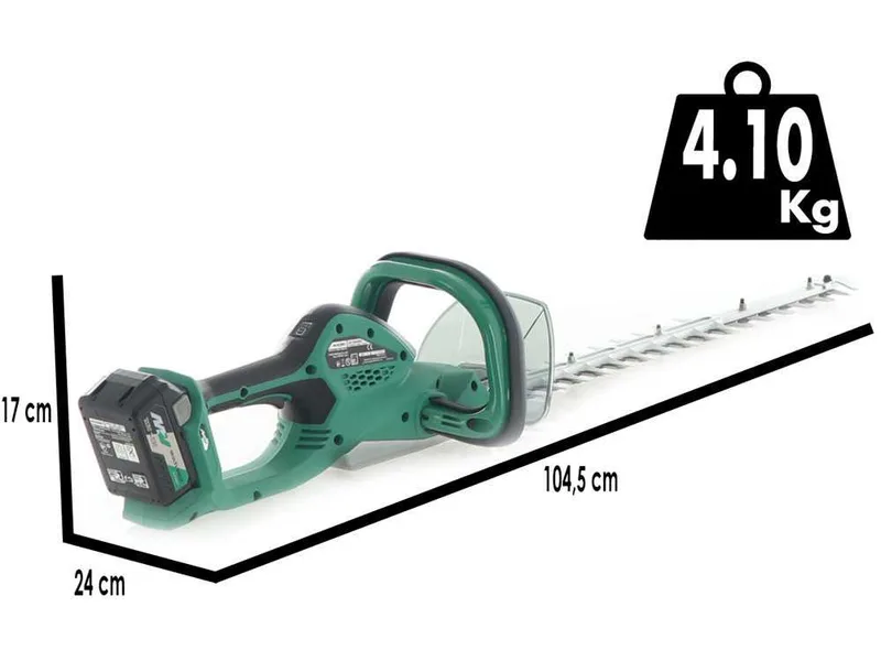 HiKOKI CH3656DA - Taille-haie à batterie 36V/2.5Ah - Lame de 62 cm