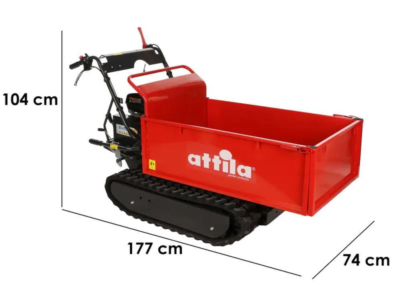 Attila ATT 500 C - Brouette à moteur à chenilles extensible - Charge 500Kg