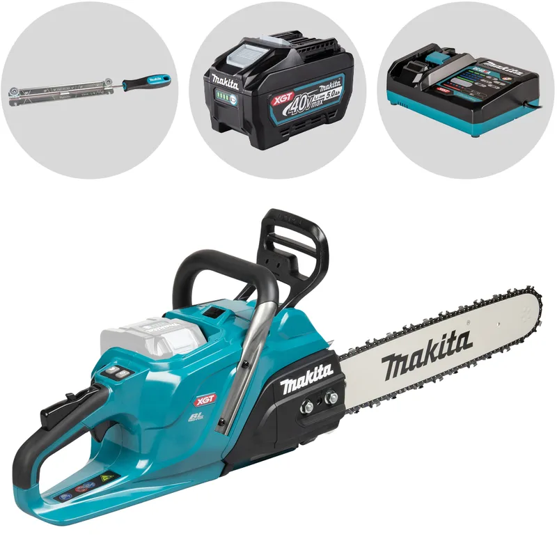 Makita XGT UC030GZ - Tronçonneuse à batterie - Guide de 50 cm - 5 Ah 40 V