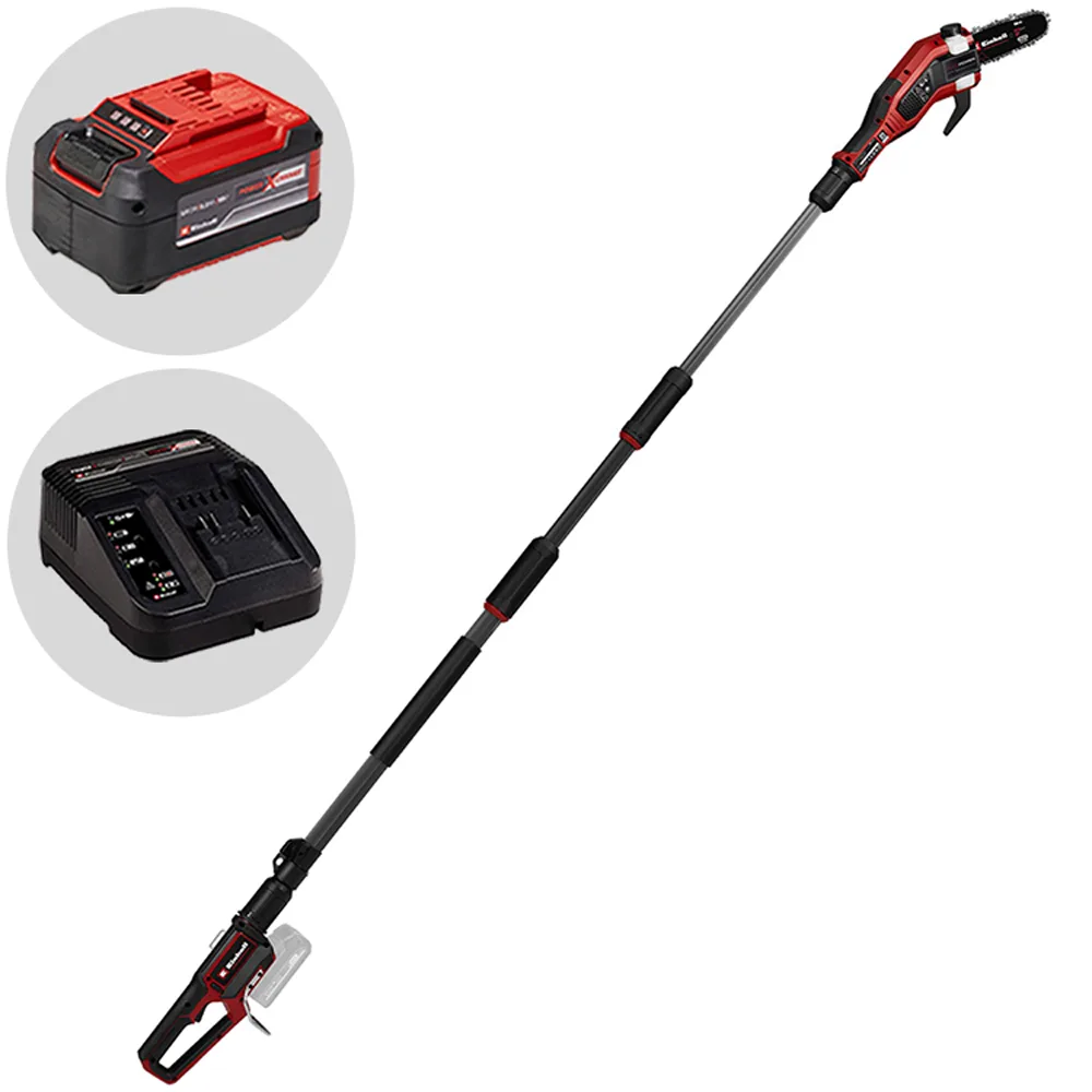 Einhell GP-LC 18/20 Li T BL - Élagueuse à batterie sur perche télescopique - 18 V 5.2Ah