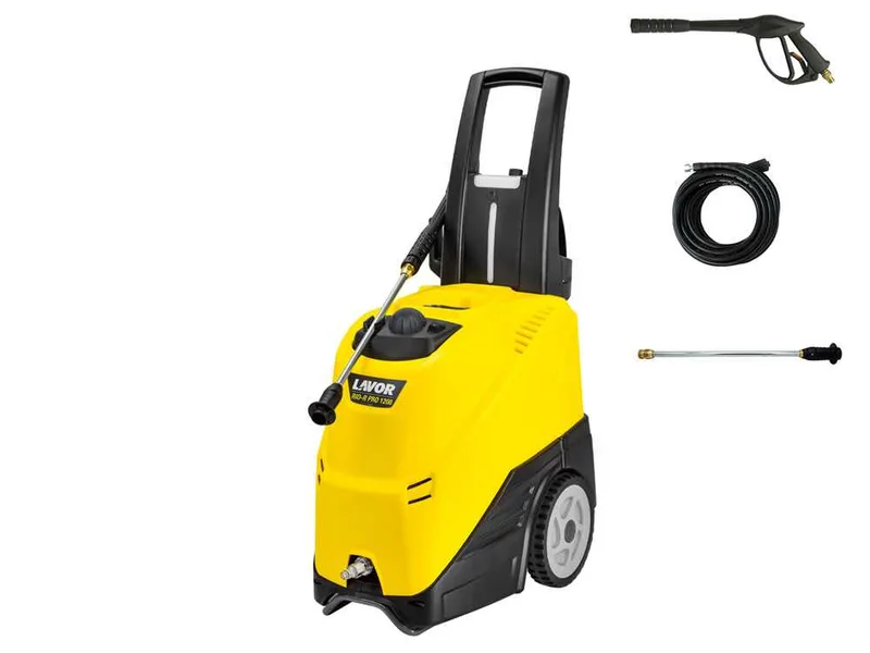 Lavor RIO-R PRO 1208 - Nettoyeur haute pression à eau chaude - Électrique à chaud - Pompe en laiton