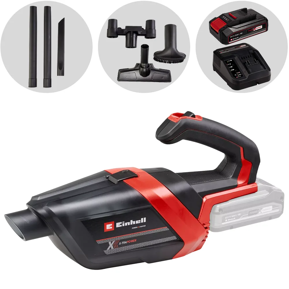 Einhell TE-VC 18 Li - Aspirateur portatif à batterie - 18V 4Ah