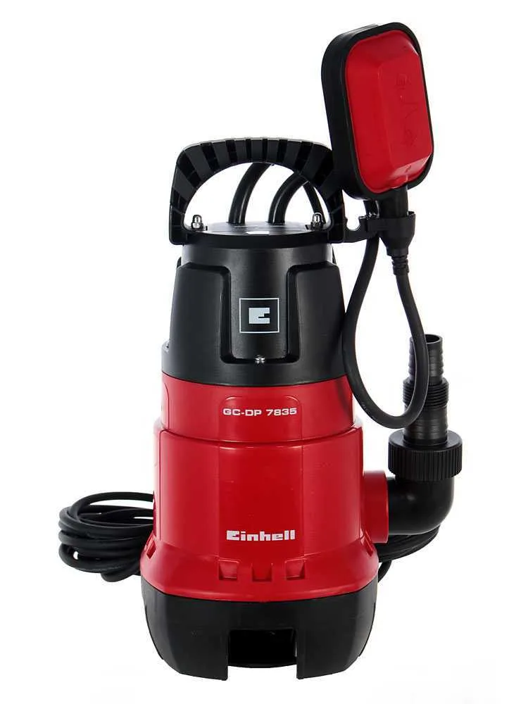 Pompe immergée électrique pour eaux chargées Einhell GC-DP 7835 - électropompe de 780 W - 230V