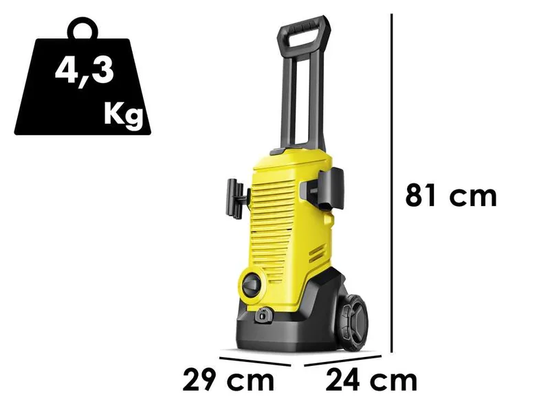 Karcher K3 Home - Nettoyeur haute pression à eau froide - 120 bar max - 380 l/h