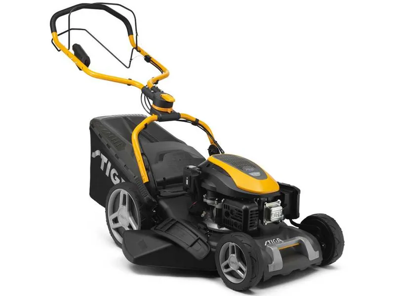 Stiga COMBI 753 SE - Tondeuse à gazon thermique tractée - 4 en 1 - Moteur Stiga ST 170 LS