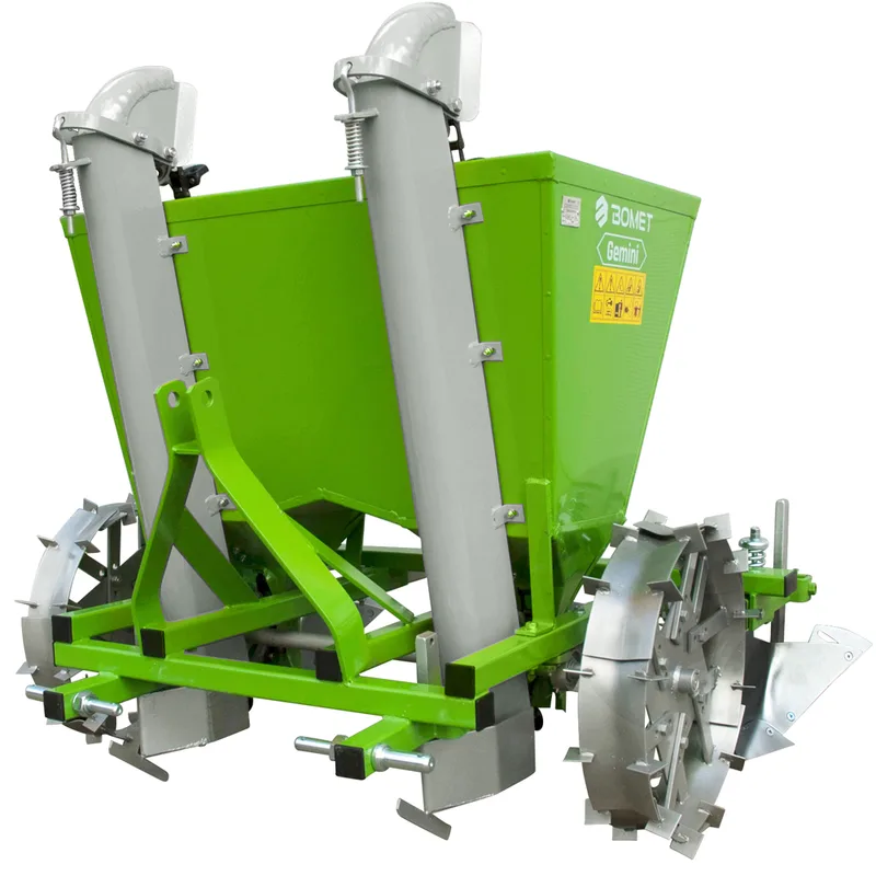 Bomet Gemini - Planteuse de pommes de terre deux rangs - Roues métalliques réglables