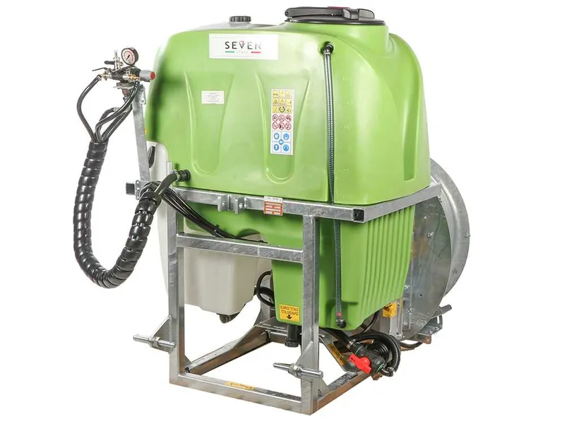 Seven Italy 400 - Atomiseur porté pour tracteur pour pulvérisation - Cuve 400 L - Pompe APS 71