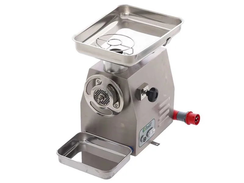 Fimar 22RG - Hachoir à viande électrique - 400 V - 1.5 CV - Groupe de hachage en INOX - Avec inverseur de marche