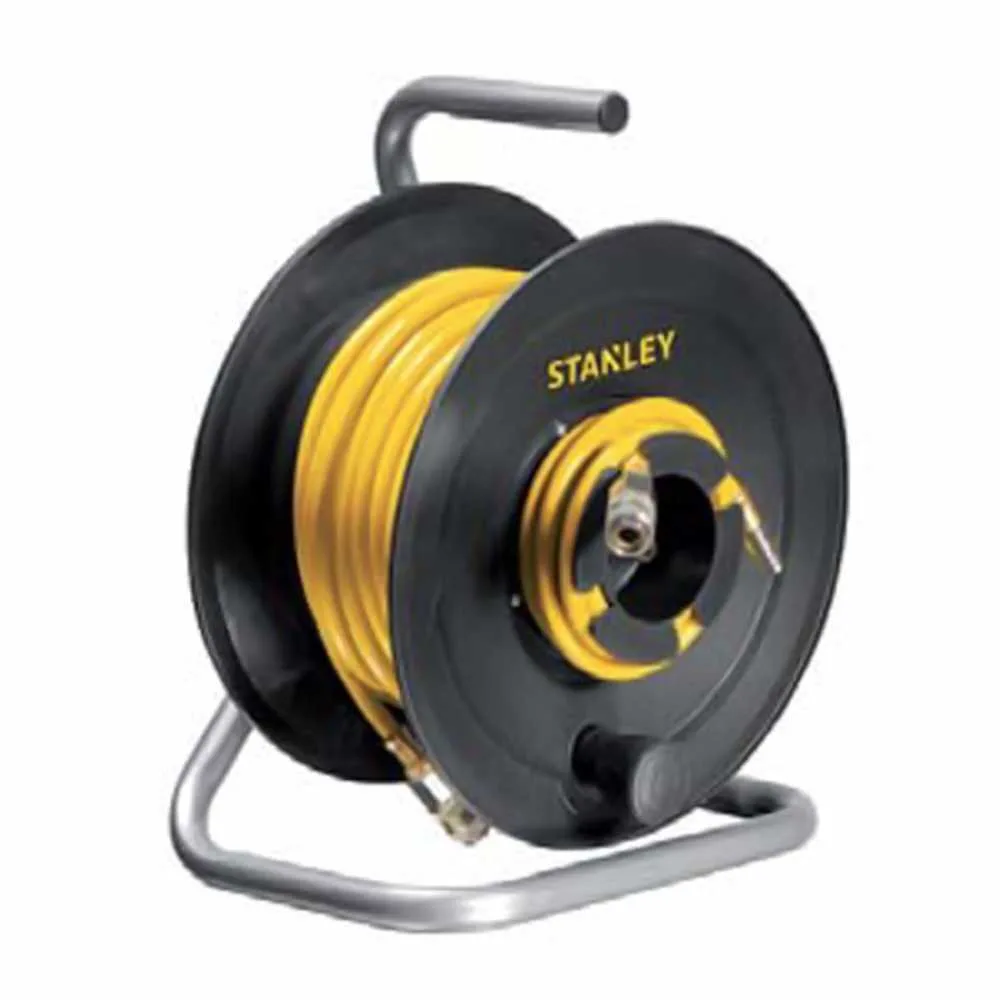 Kit Enrouleur STANLEY avec 20 m de tuyau en pvc pour air comprimé - Stanley