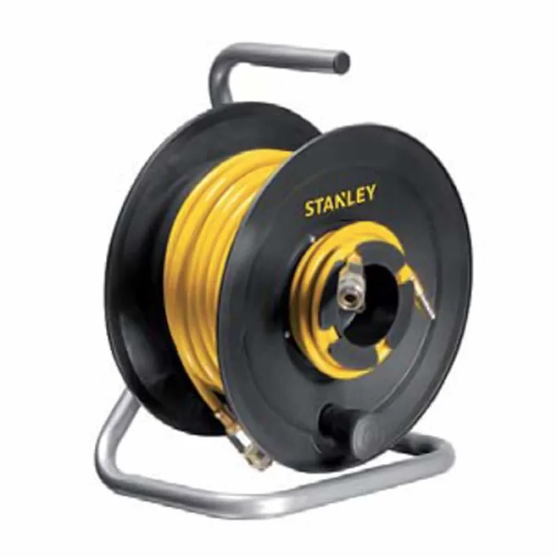 Kit Enrouleur STANLEY avec 20 m de tuyau en pvc pour air comprimé - Stanley