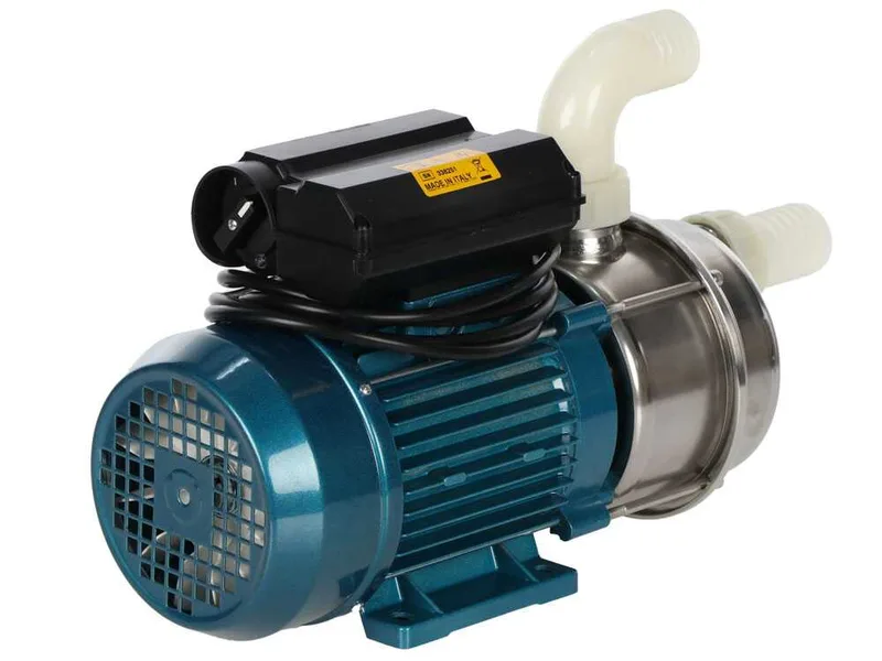 Tellarini ALM 40 - Pompe électrique de transfert d'huile en acier inoxydable - Raccord droit+courbe en acier inoxydable - Choisissez vos raccords