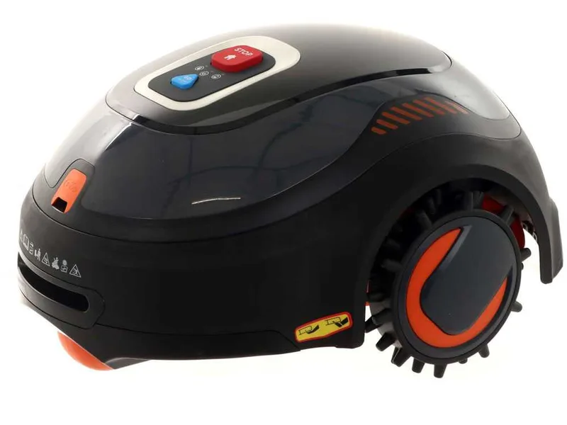 Black & Decker BCRMW121-QW - Robot tondeuse - Avec périmètre - Avec batterie au lithium 12V