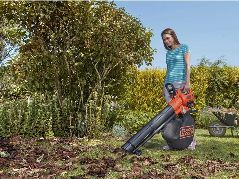 Black & Decker BCBLV3625L1 - Souffleur aspirateur à feuilles sur batterie 36 V 2.5 Ah