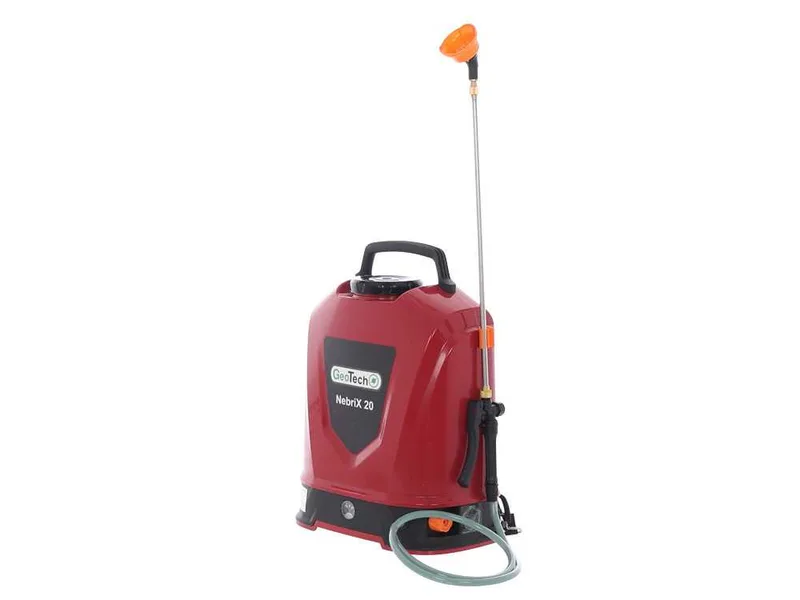 GeoTech NEBRIX 20 - Pompe de pulvérisation à dos à batterie - 20 litres - 12 V 8 Ah