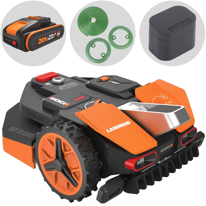Worx Landroid Vision M600 WR206E - Robot Tondeuse - Sans installation - Alarme Antivol incluse
