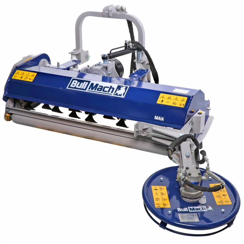 BullMach Maia 175 SH - Broyeur pour tracteur avec disque interfilaire - Série médium - Déport hydraulique