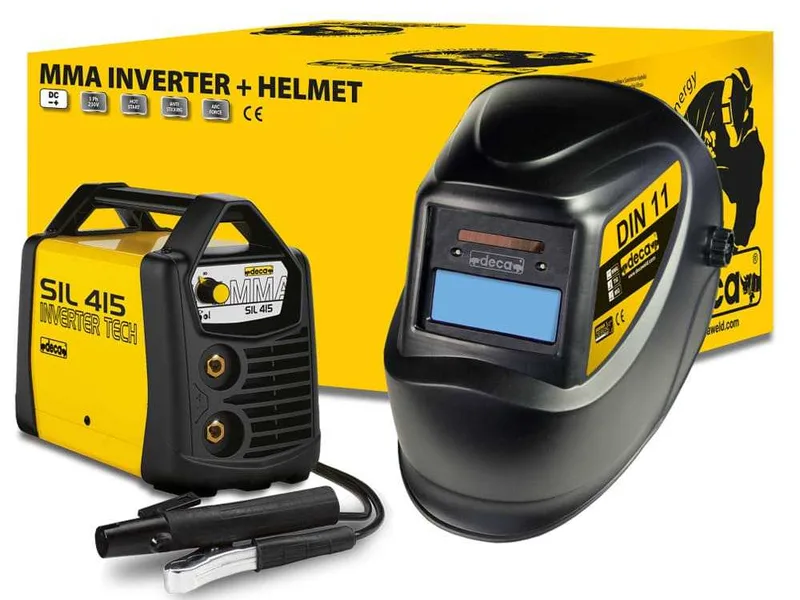 Deca SIL 415 - Poste à souder inverter (MMA/TIG) + Masque, courant continu (DC)