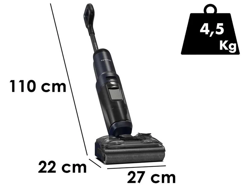 Tineco Floor One S7 Stretch - Autolaveuse à batterie intelligente - 3 en 1 : lave, sèche et aspire