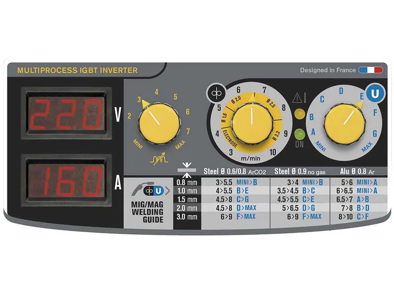 Gys Easymig 160 - Poste à souder Inverter (mig/mag : gaz, sans gaz et mma) - à courant continu (DC)