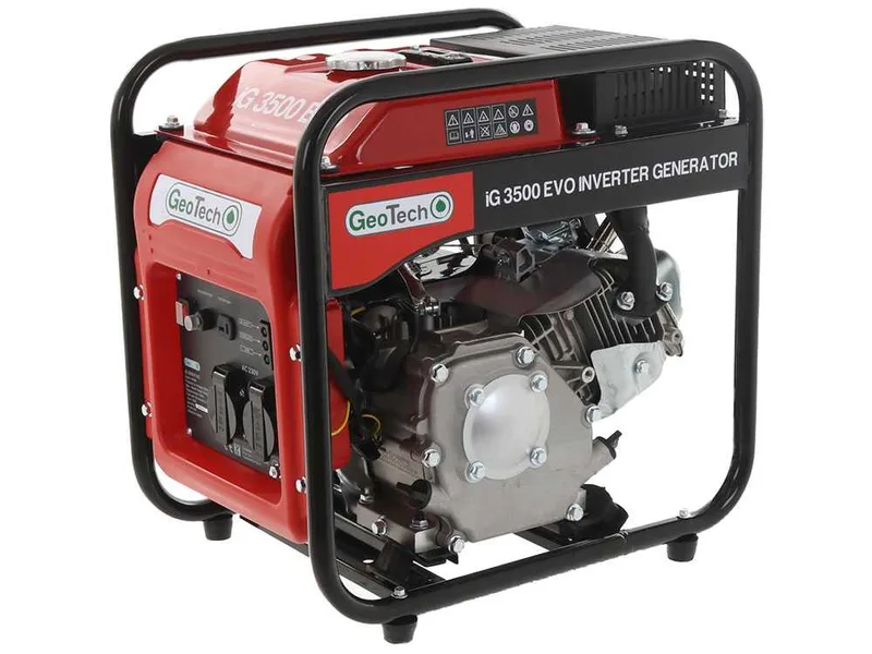 Geotech iG 3500 EVO - Groupe électrogène à inverter 3.5 kW monophasé - Moteur 6.5 CV