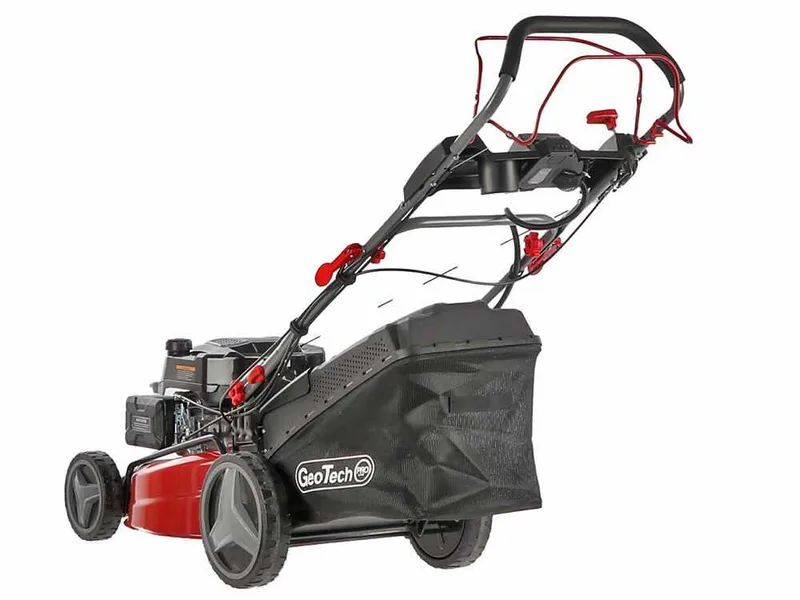 GeoTech Pro S51-200 BMSGW ES - Tondeuse à gazon tractée 4 en 1 - Démarrage électrique