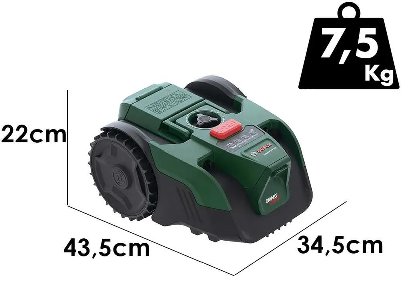 Bosch VISIMOW18V-100 - Robot tondeuse - Sans installation